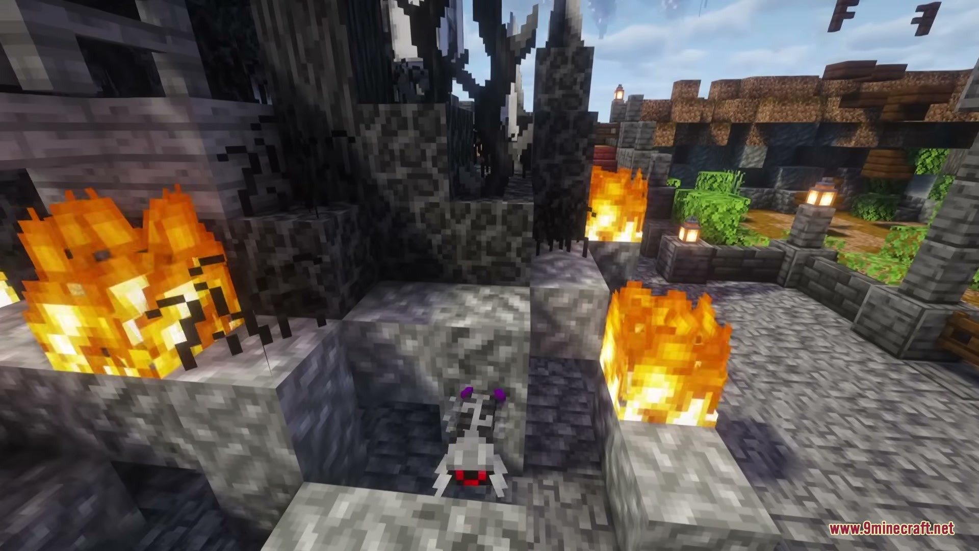 LARGE UPDATE SOON Rise of the Asens Mod Screenshot 4 Small white parasitic bug from Rise of the Asens Mod on stone