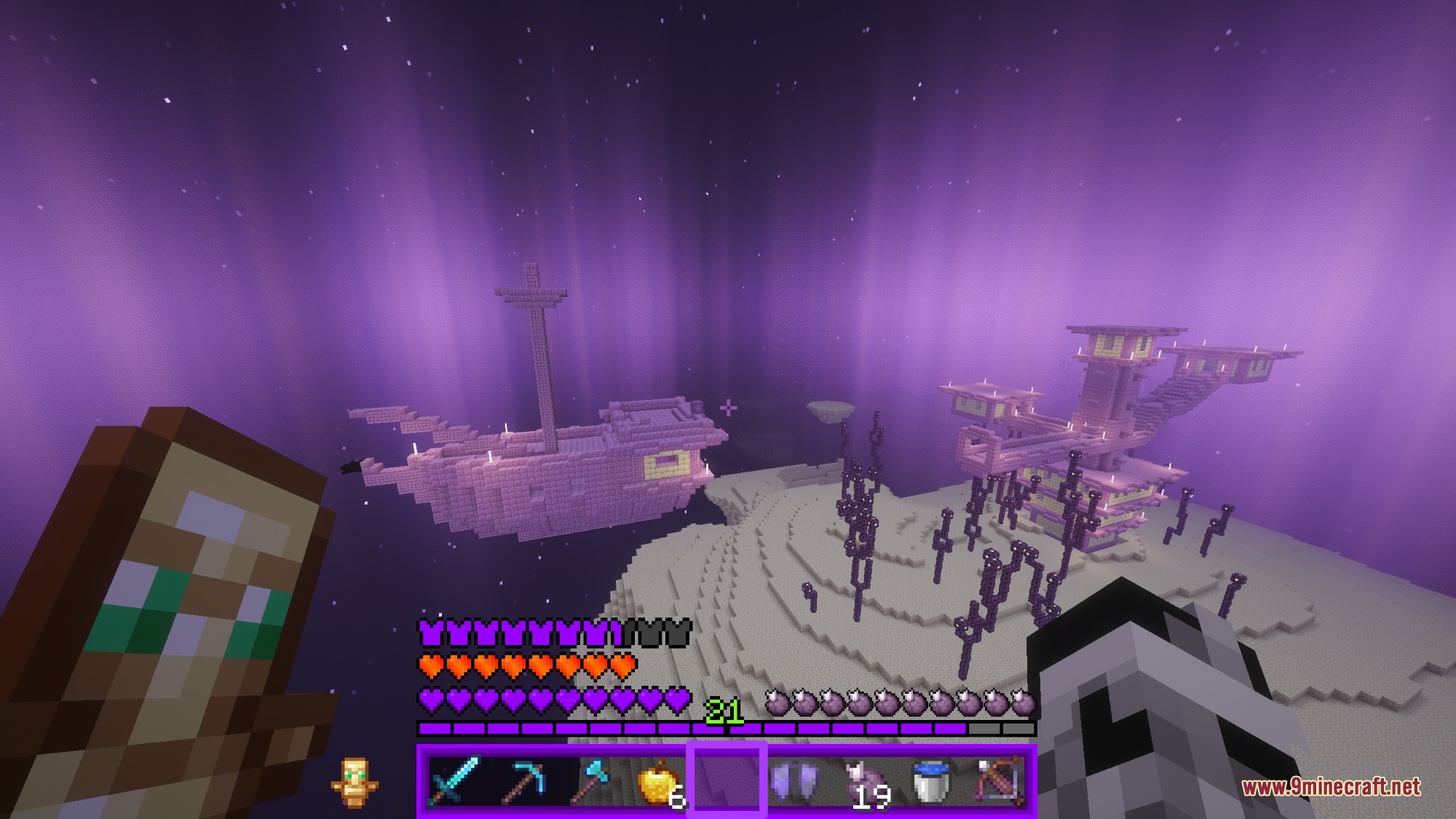 LILAC HUD Resource Pack (26.2, 1.21.11) – Soft Purple Aesthetics — screenshot 2