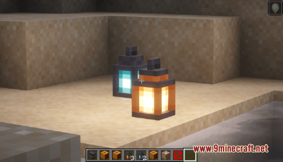 A normal lantern and a soul lantern with detailed 3D models