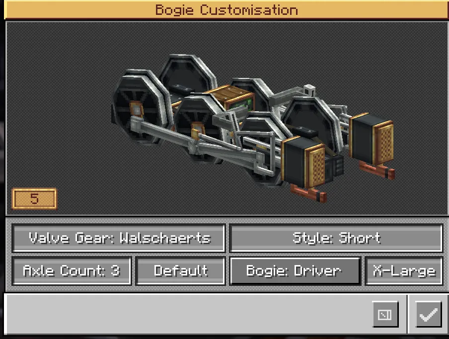 Large 2 6 2 Steam Locomotive Schematic Screenshots 1 Customizing the driver bogie for a Large 2 6 2 Steam Locomotive