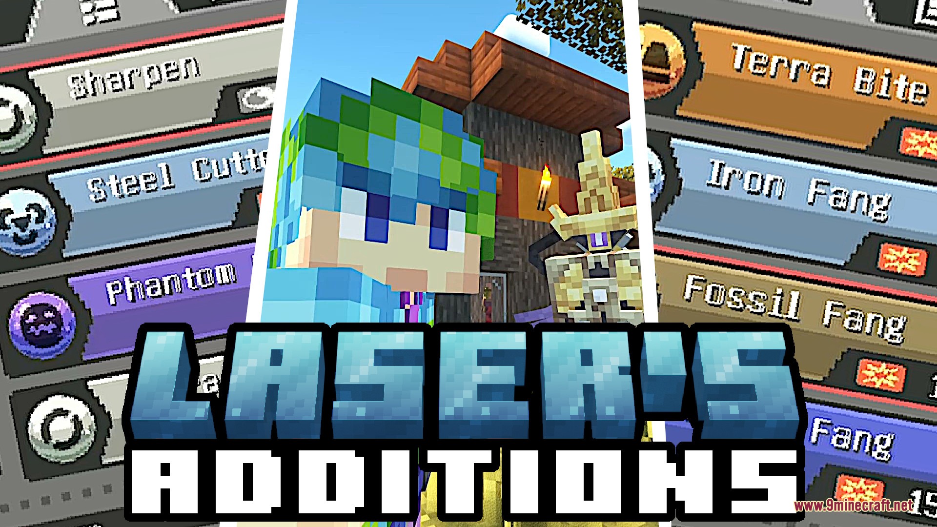 Laser's Additions Cobblemon Resource Pack Screenshot 5 Minecraft character with custom move lists from the Laser Additions pack