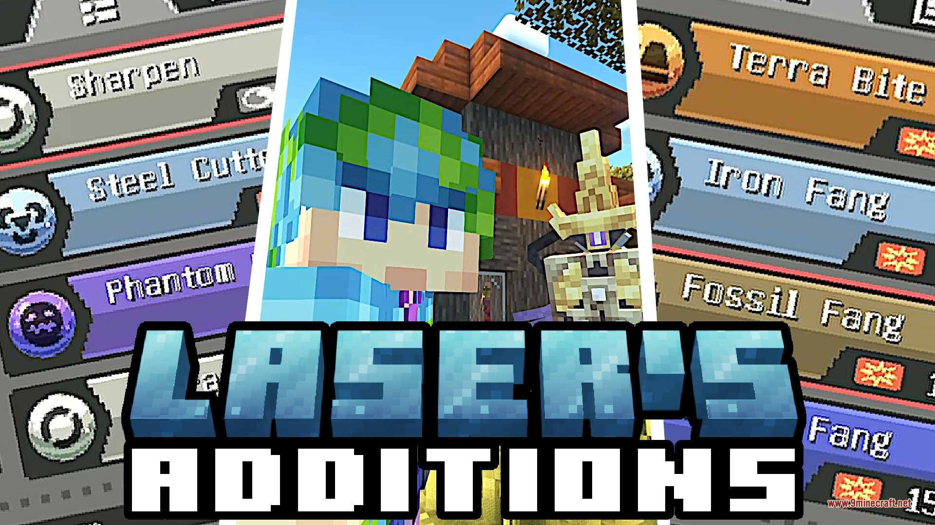 Laser's Additions Data Pack Screenshot 5 Laser Additions data pack features custom moves and creatures in a Minecraft world