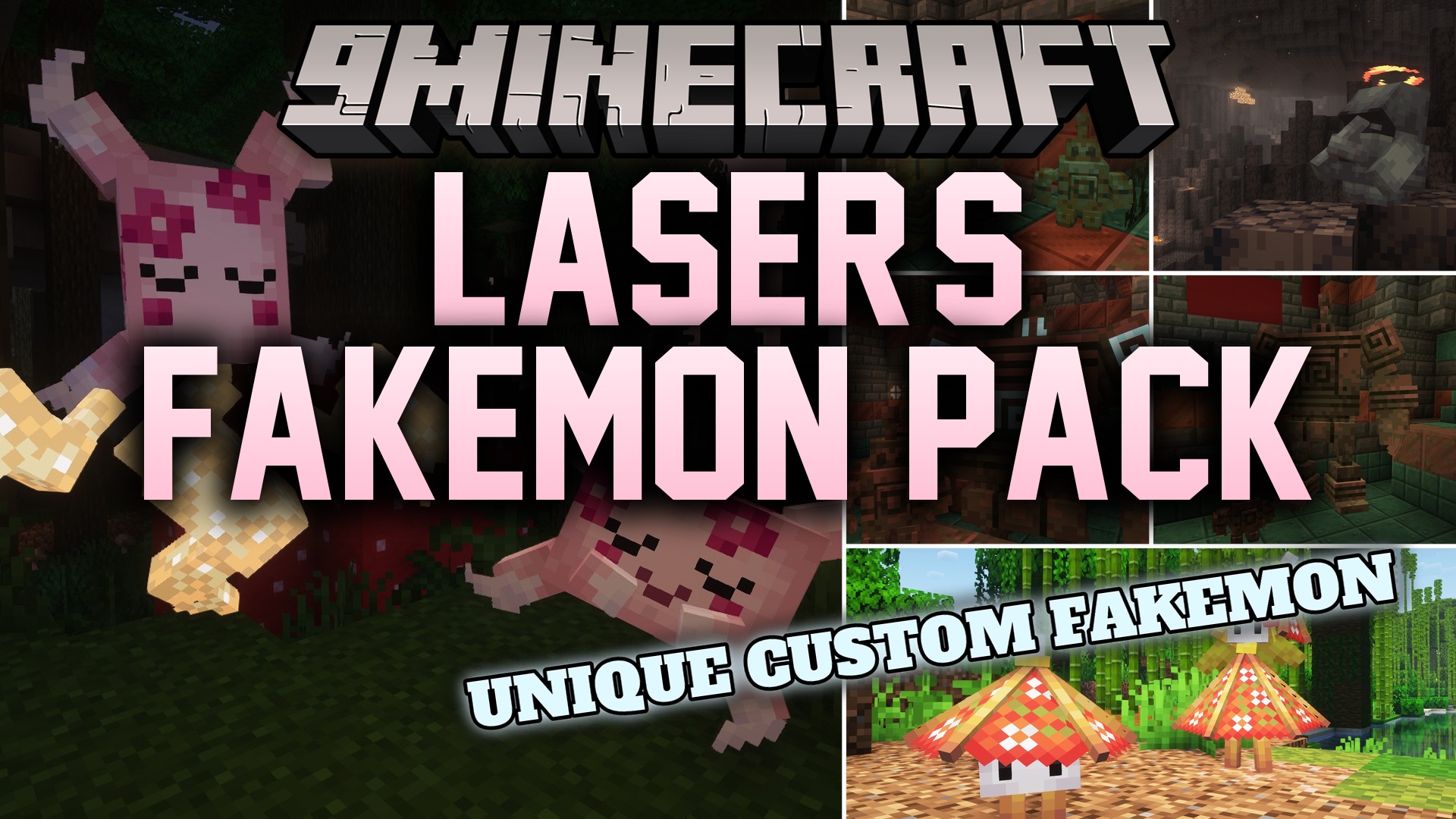 Laser's Fakemon Pack Data Pack (1.21.1) – Catch and Train Original Monsters