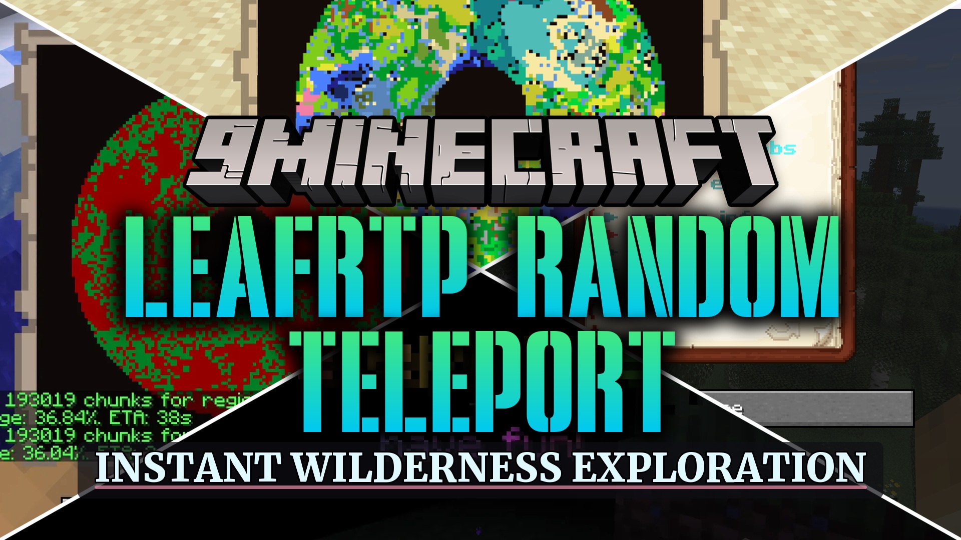 LeafRTP Random Teleport Mod