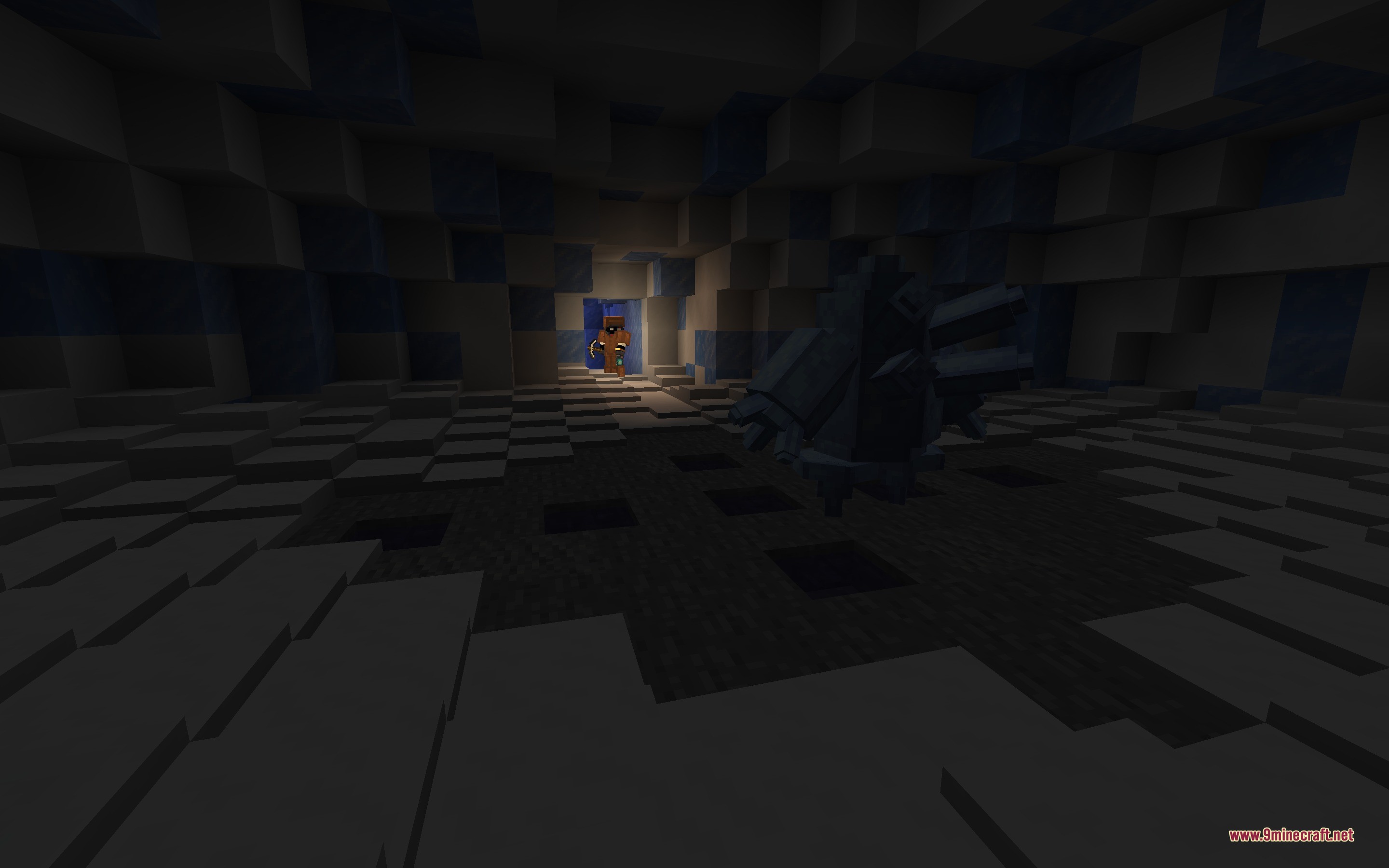 Legends & Myths Data Pack Screenshot 3 A player discovers a legendary Registeel inside a dark underground temple structure