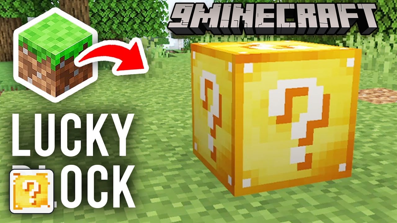 Lucky Block 9minecraft Mod (26.2, 26.1.2) – Risk Deadly Traps for Rare Treasure