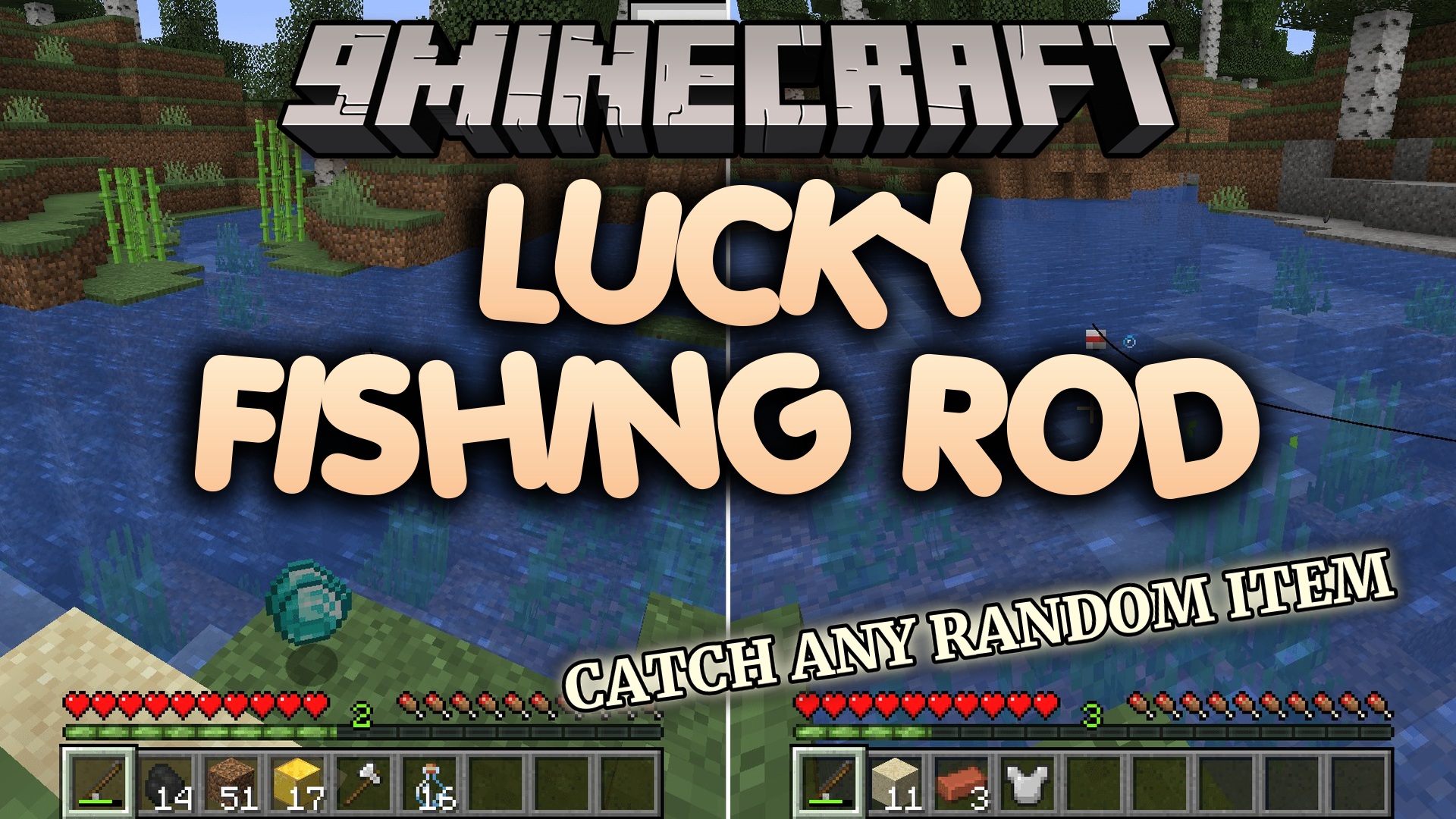 Lucky Fishing Rod Data Pack (26.2, 1.21.1) – Catch Random Treasures