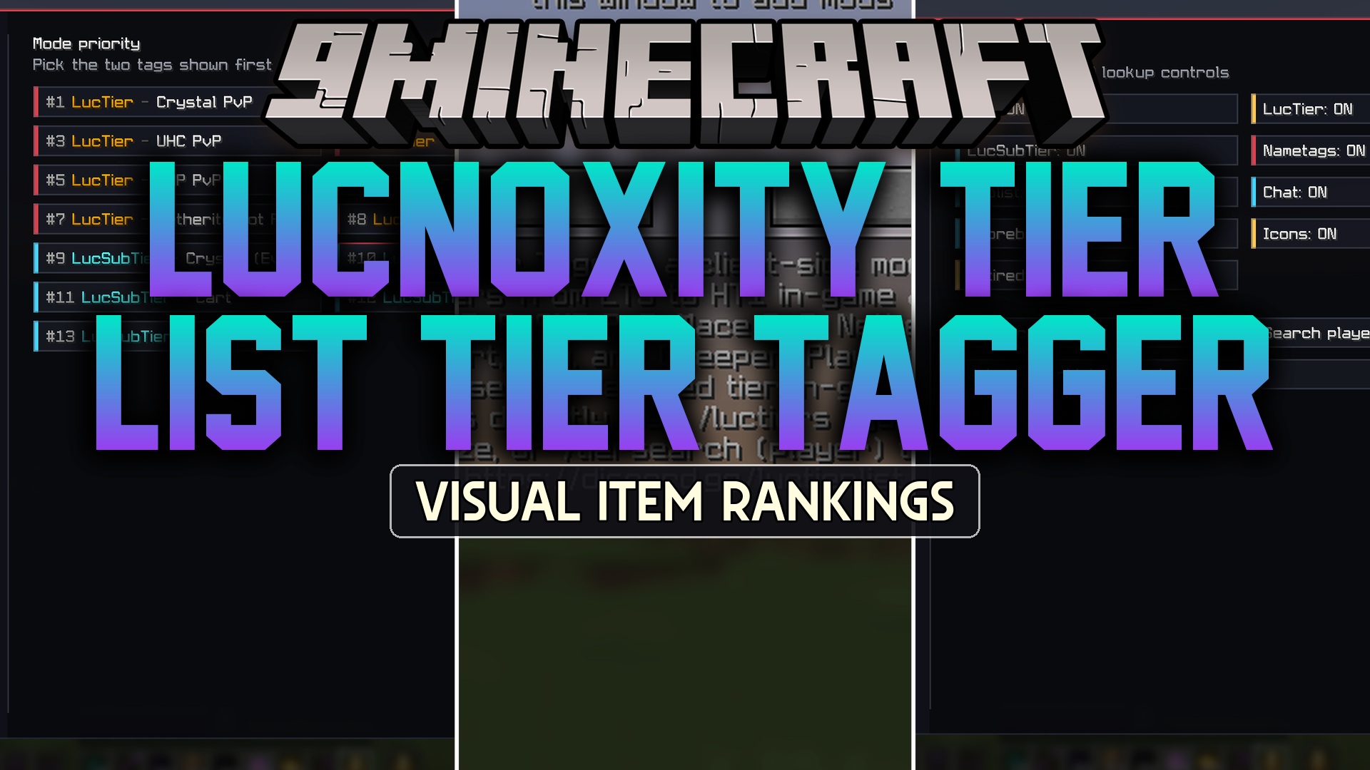 Lucnoxity Tier List Tier Tagger Mod