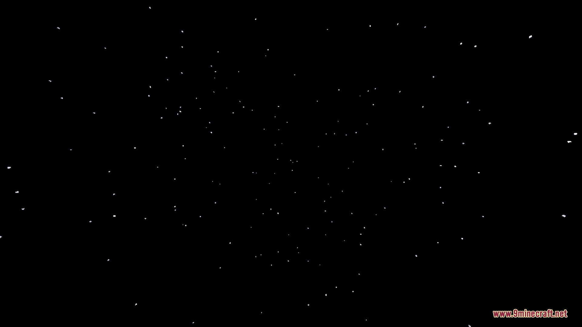 Lumina Prism Visuals Shader Screenshot 4 Many bright white stars scattered across a completely dark Minecraft night sky