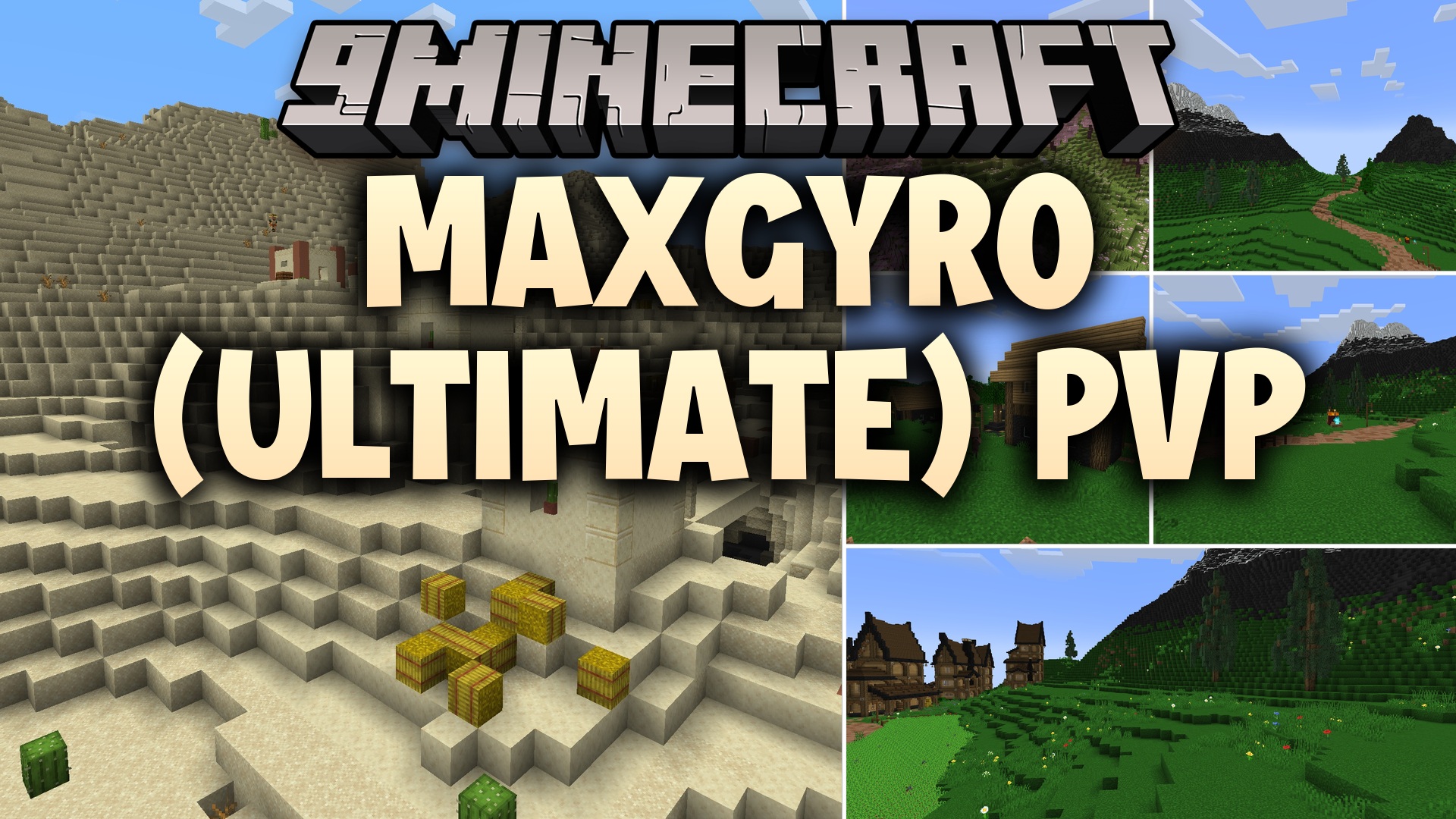 MAXGYRO ULTIMATE PVP Resource Pack (1.21.11, 1.21.1) – Sharp Black and Crimson