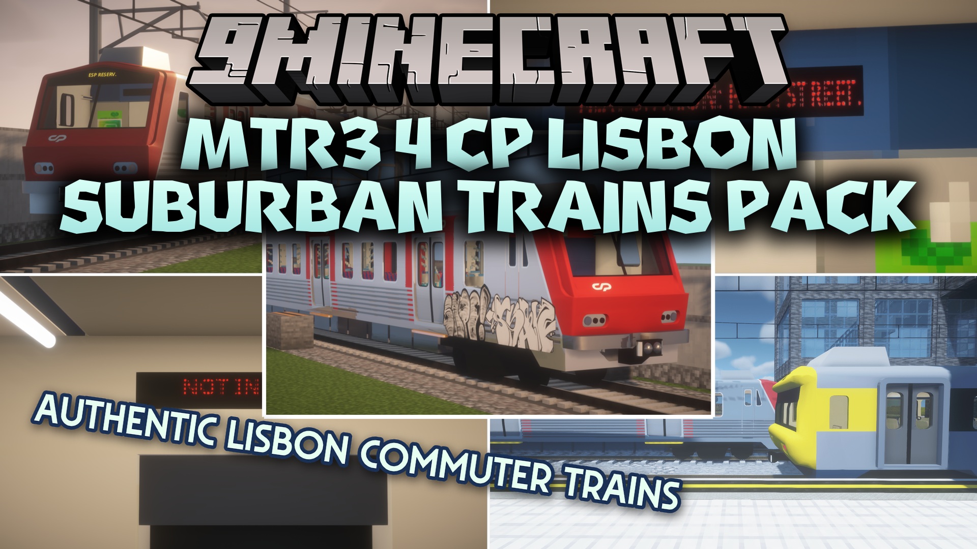 MTR3 4 CP Lisbon Suburban Trains Pack Resource Pack