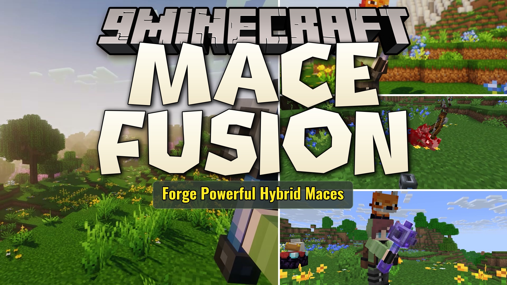 Mace Fusion Resource Pack (26.2, 1.21.1) – Crisp 3D Weapon Models