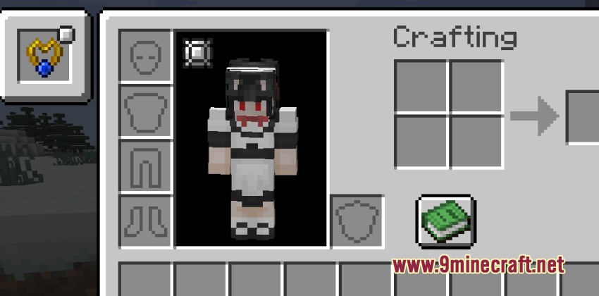 Magic Industries Mod Screenshot 4 Player wearing a maid skin while equipping a new magical accessory
