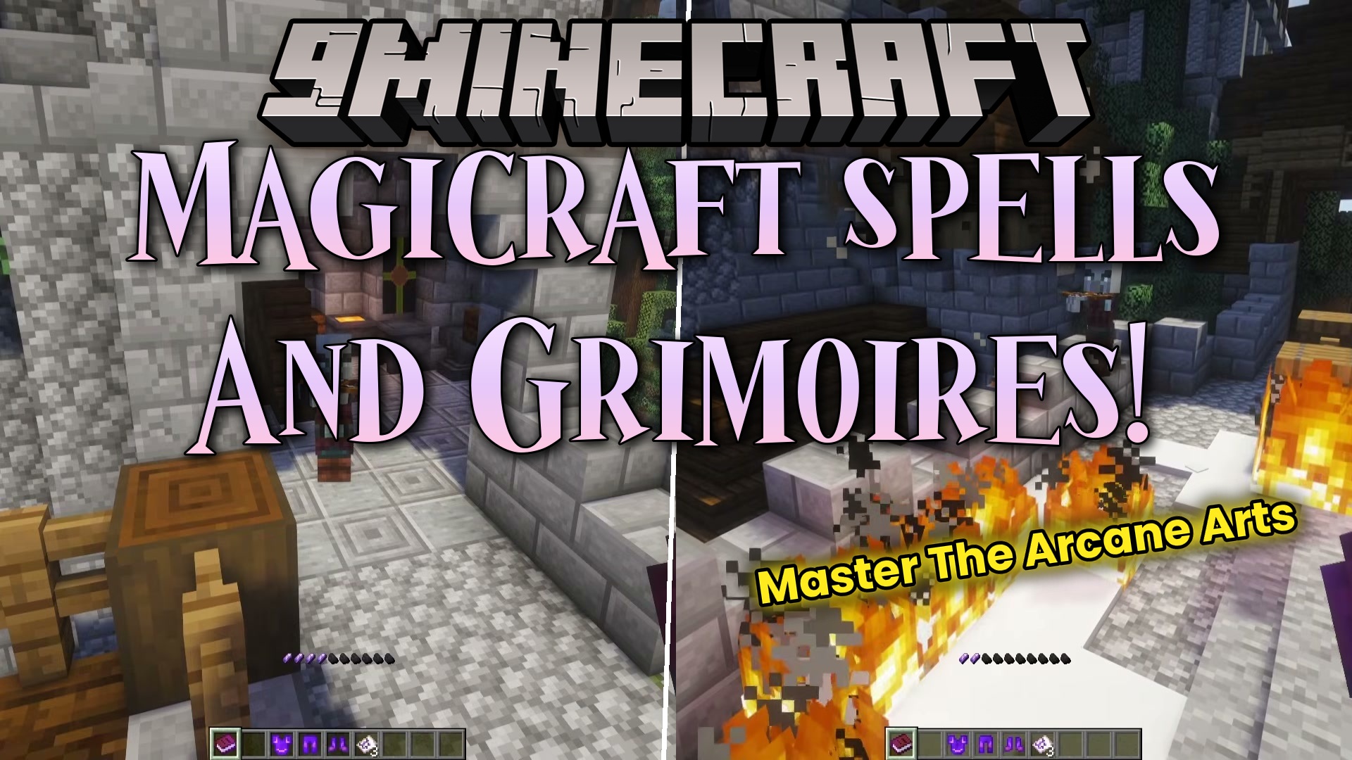 Magicraft Spells and Grimoires Mod