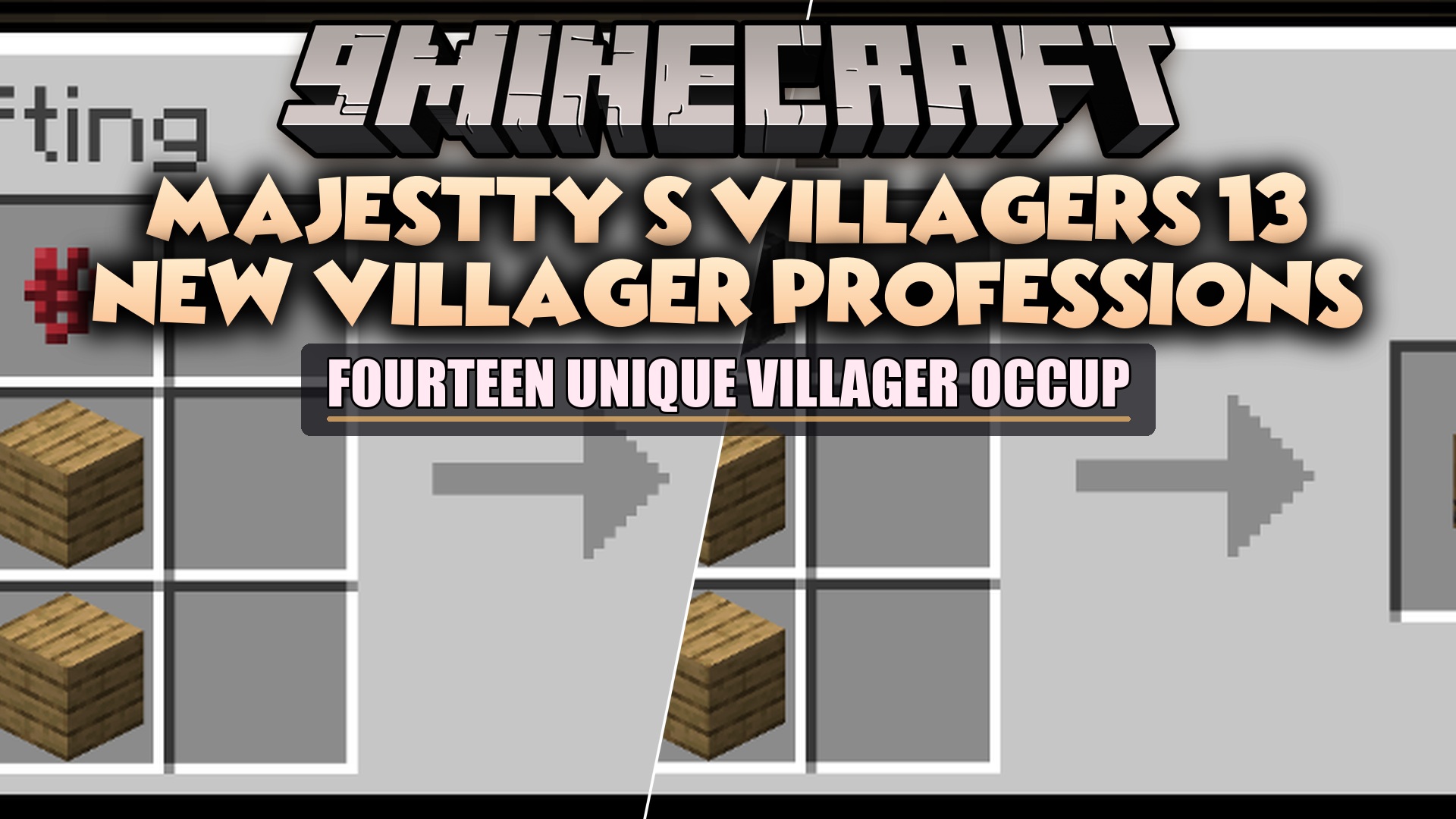 Majestty's Villagers 13 New Villager Professions Mod