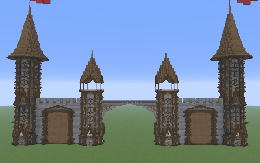 Medieval Castle Entrance Schematic Thumbnail