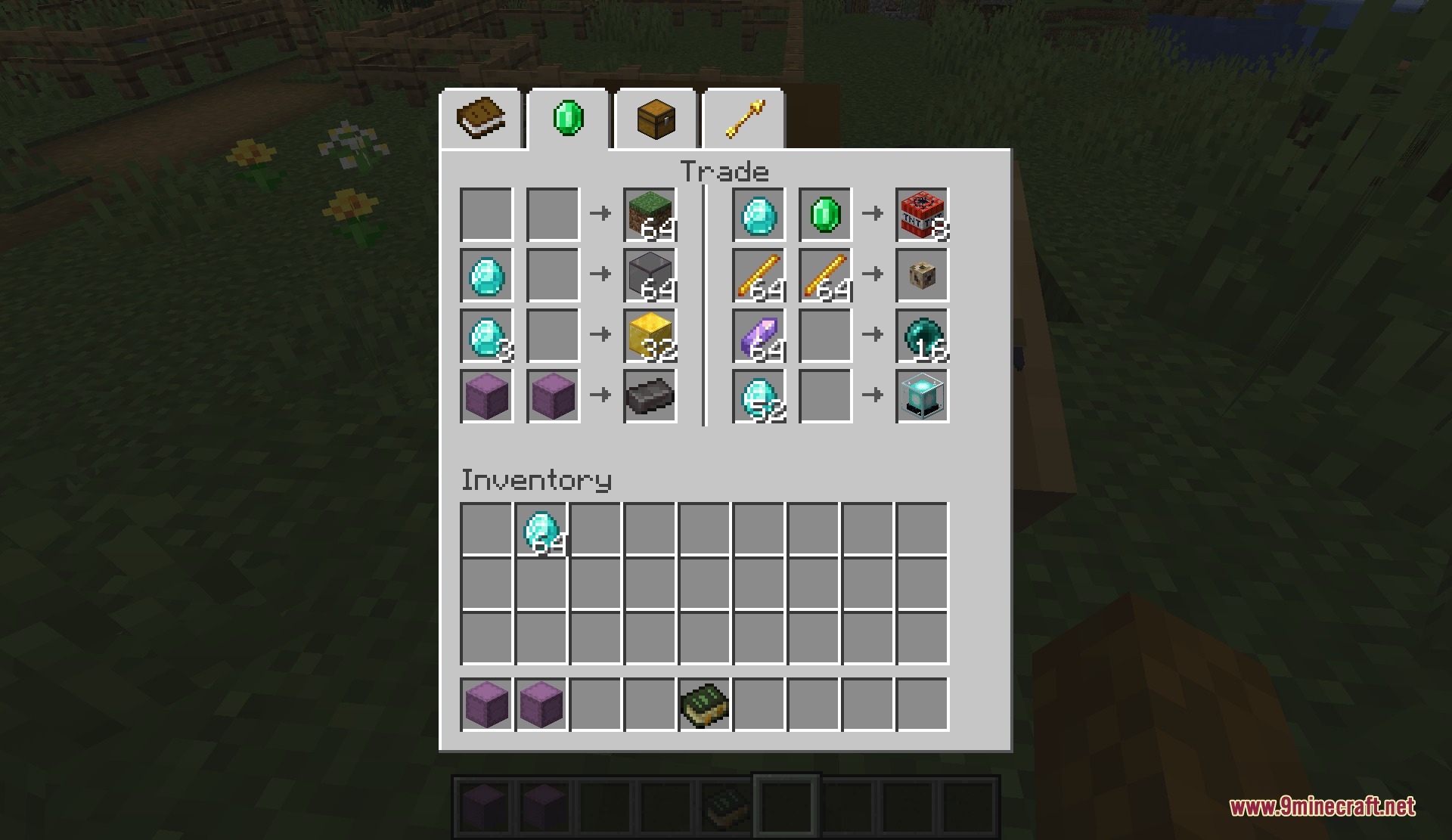 Merchant Guild Ledger Mod Screenshot 5 Merchant Counter interface for setting up custom item trades