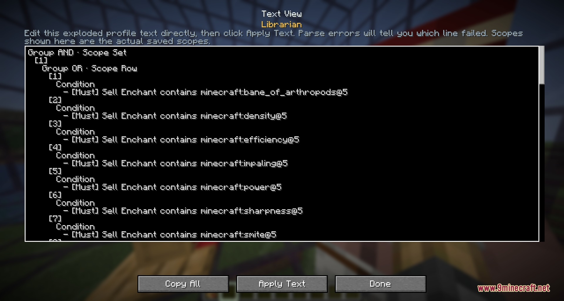 Merchant Master Key Mod Screenshot 5 A player holding a Librarian villager as an item in a village