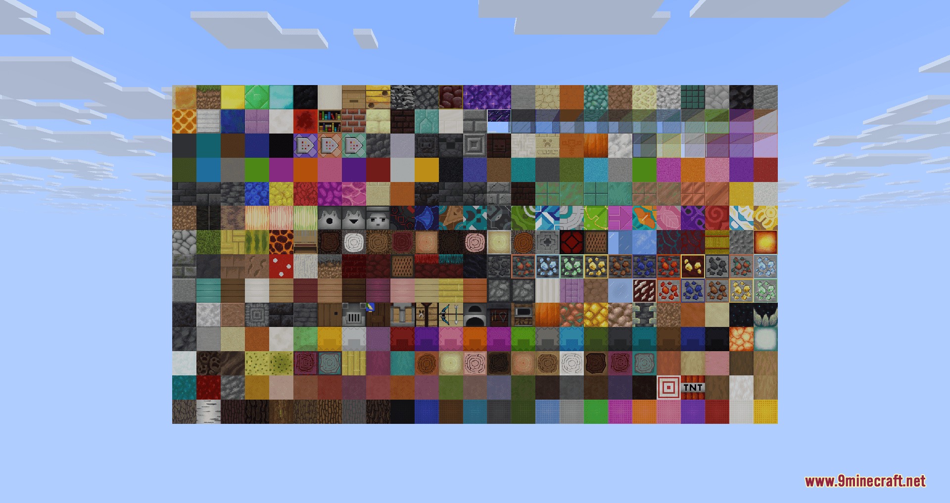 Mike Pack 2.0 Resource Pack Screenshot 2 A grid of various block textures from the Mike Pack resource pack