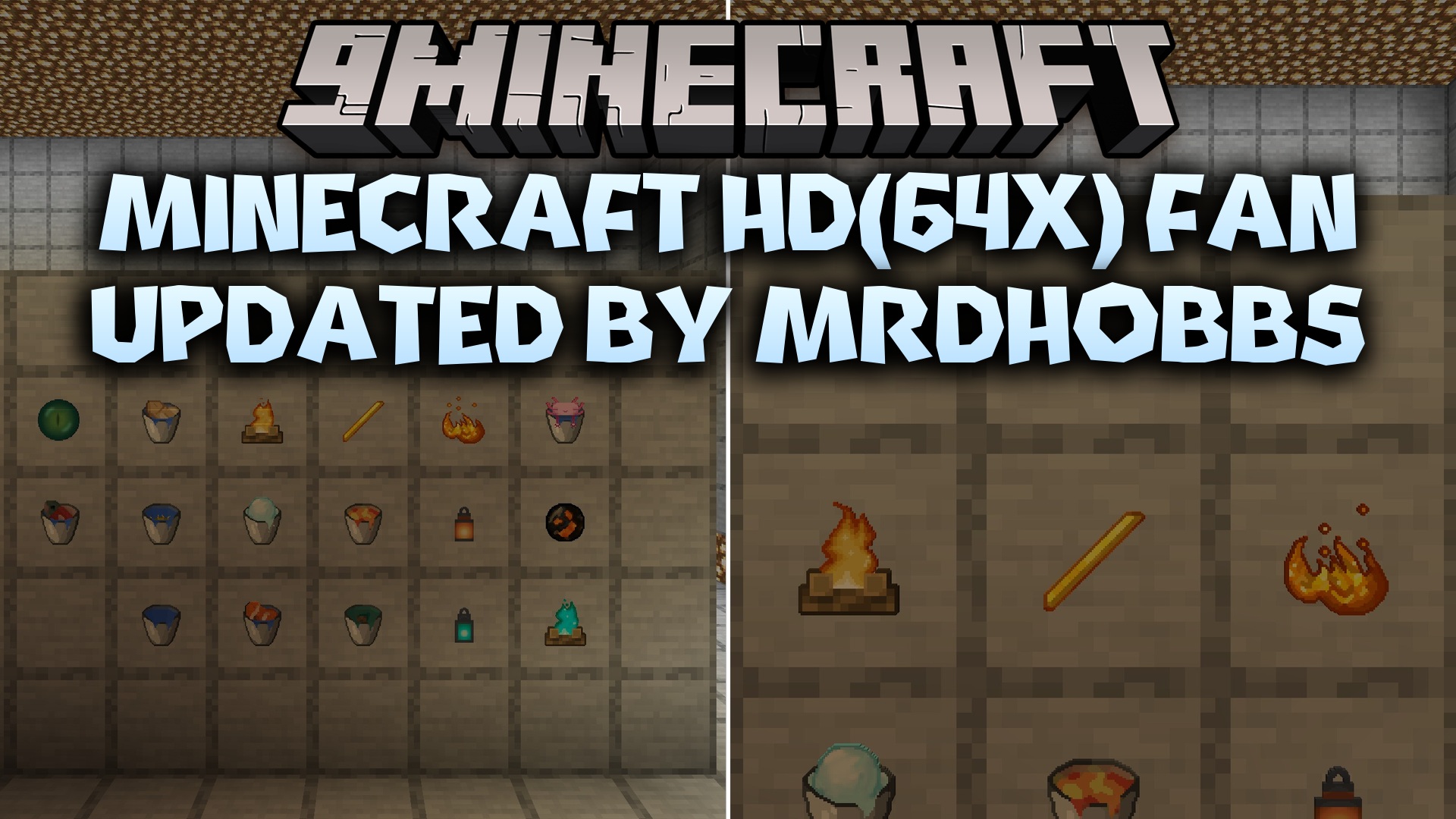 Minecraft HD 64x Fan Updated by Mrdhobbs Resource Pack