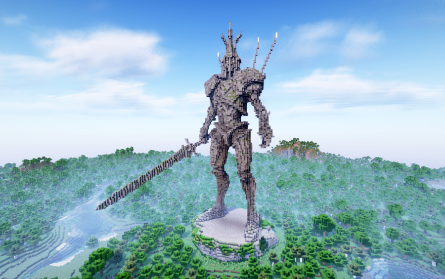 Minecraft Jyggalag Tes Statue Free Schem Schematic Thumbnail