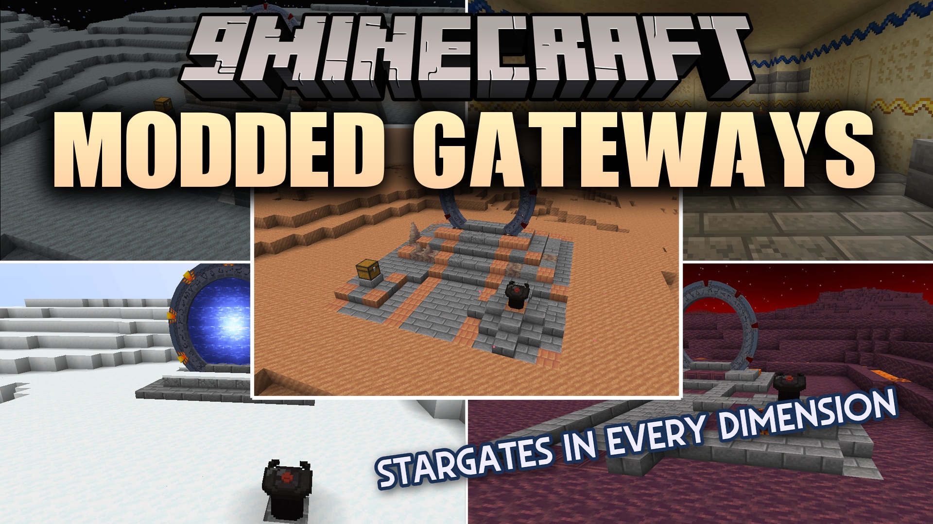 Modded Gateways Mod (1.21.1, 1.20.1) – Connect Your Modded Dimensions