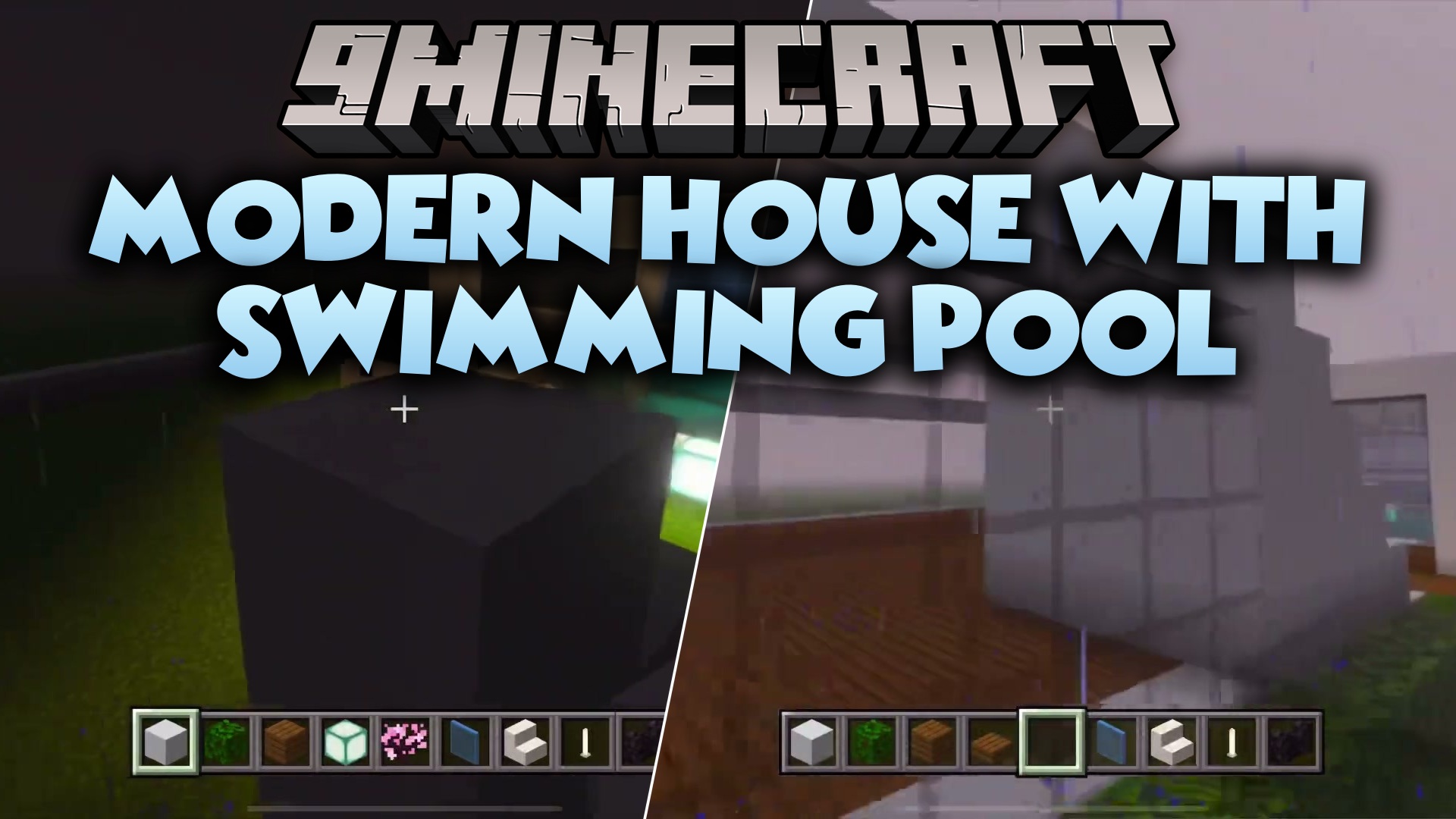 Modern House with Swimming Pool Map