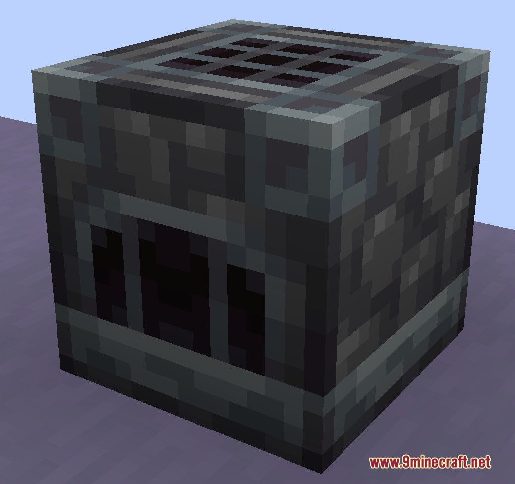Modest Mining Mod Screenshot 2 A dark stone forge workstation block used for crafting metal tools