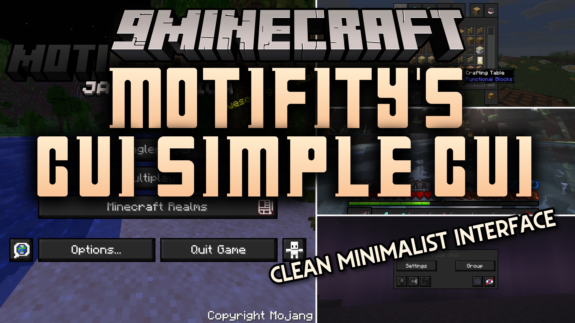 Motifity's GUI Simple GUI Resource Pack