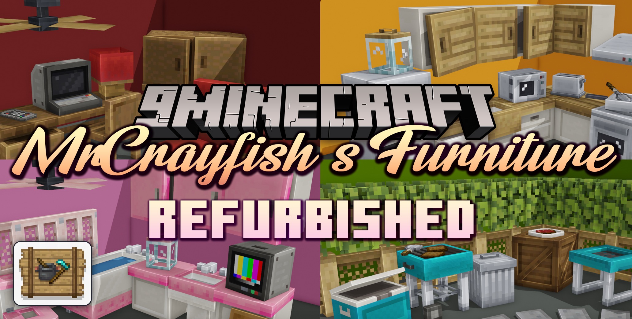 MrCrayfish's Furniture Refurbished Mod (26.2, 1.20.1)