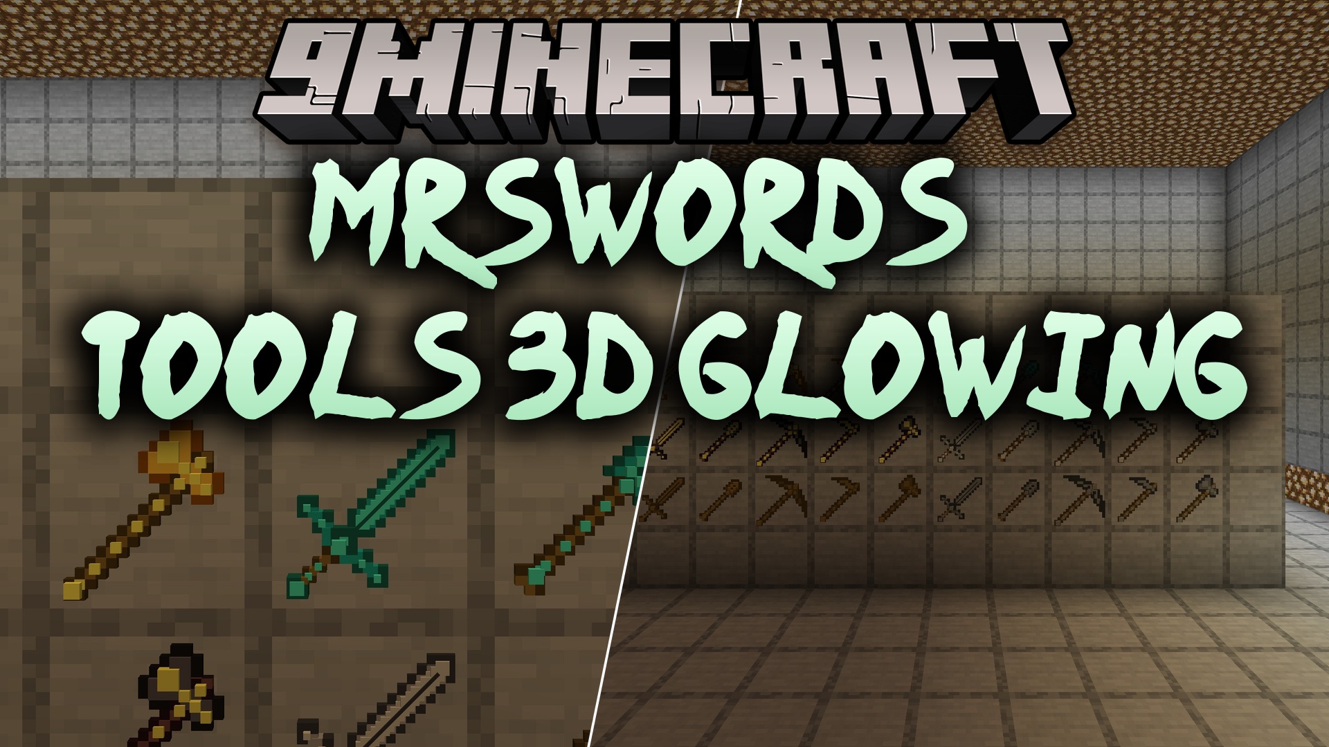 MrSwords & Tools 3D Glowing Resource Pack