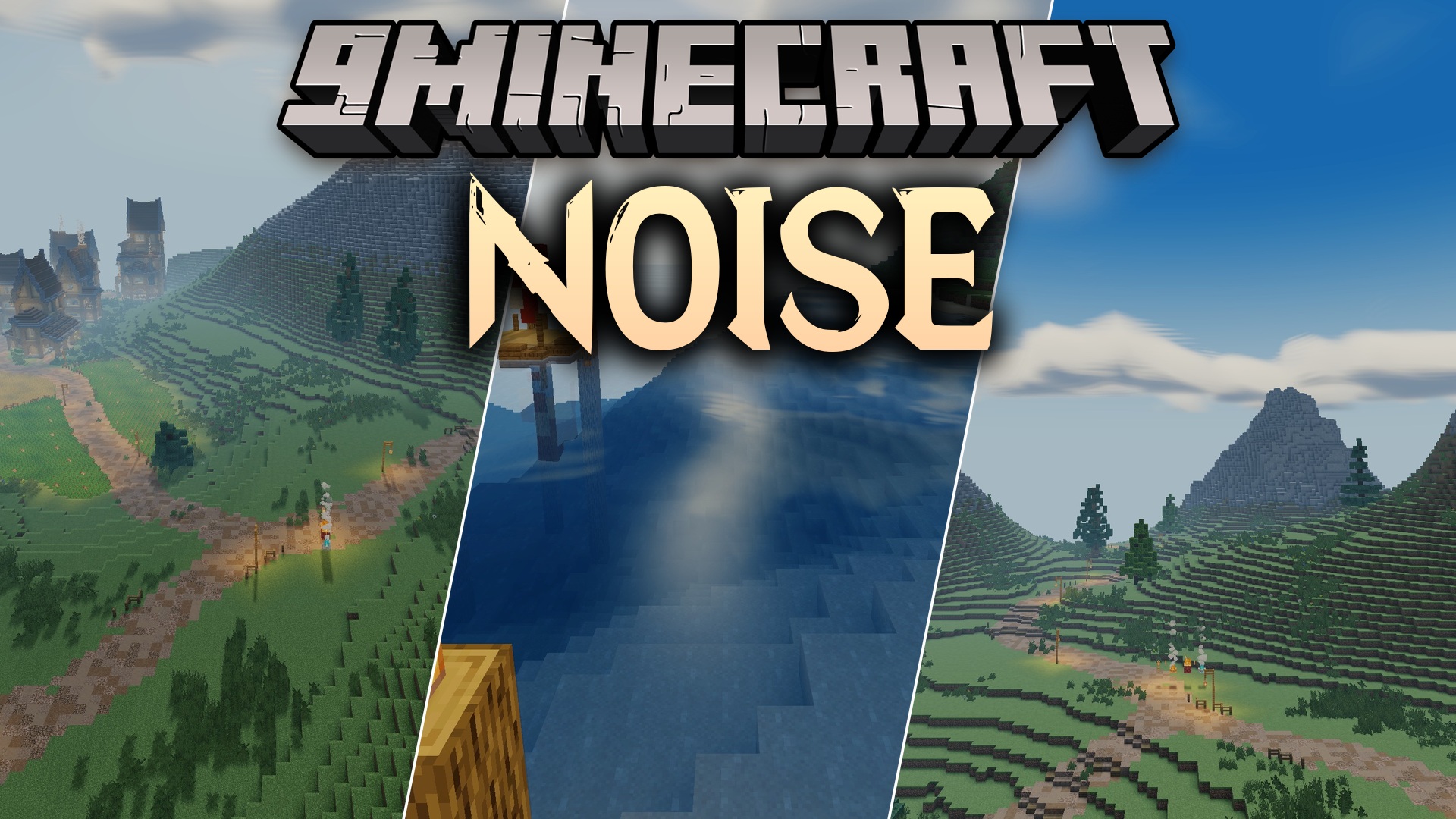 NOISE Shaders (26.2, 1.20.1) – Cinematic Lighting and Clear Water Reflections