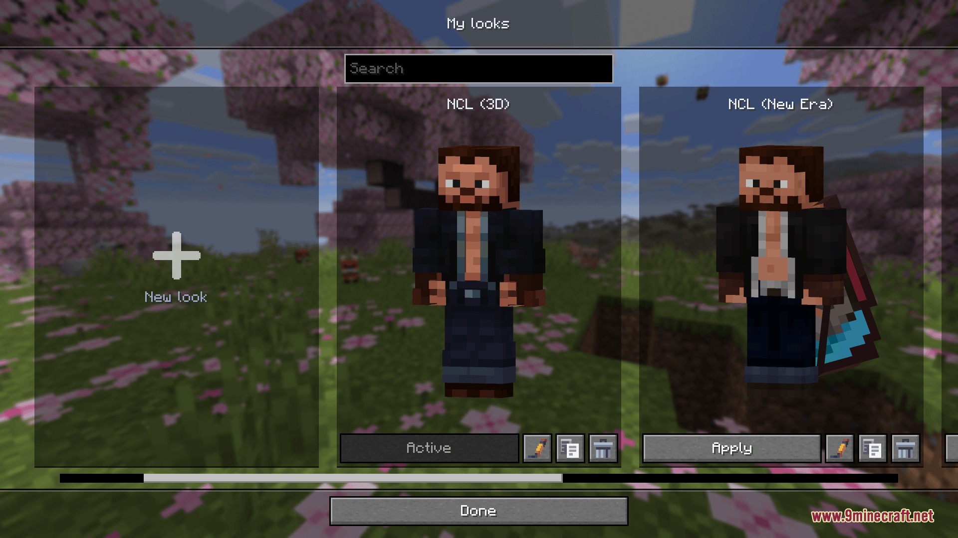 Native Persona Skinning Mod Screenshot 1 Native Persona Skinning Mod interface showing a gallery of player skins