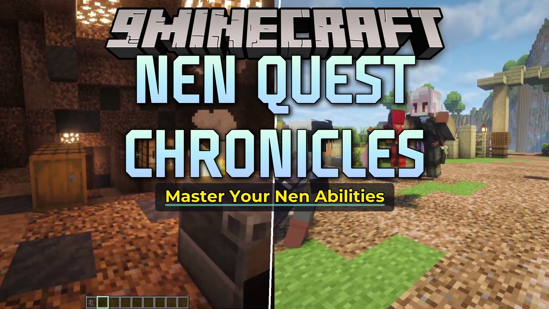 Nen Quest Chronicles Mod (1.21.1) – Forge Custom Nen Powers to Defeat Chimera