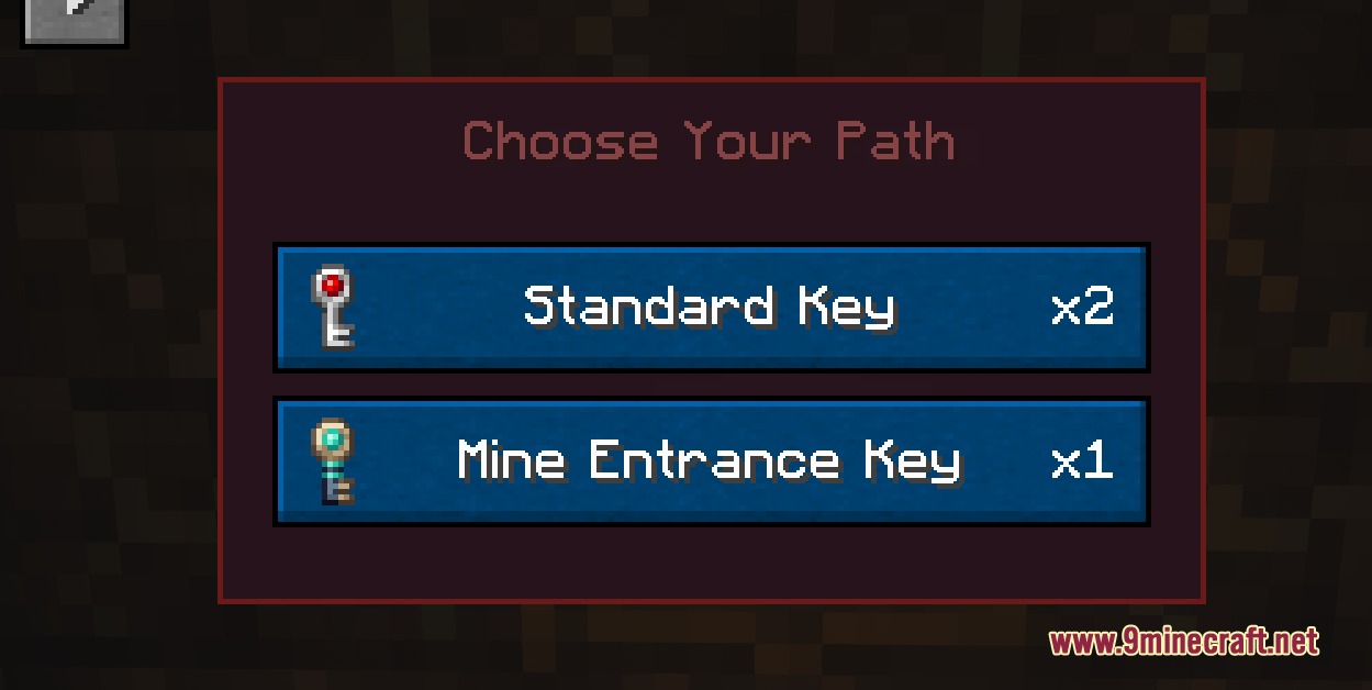 Neo Vitae Mod Screenshot 3 A custom interface menu displaying options for different keys in Neo Vitae