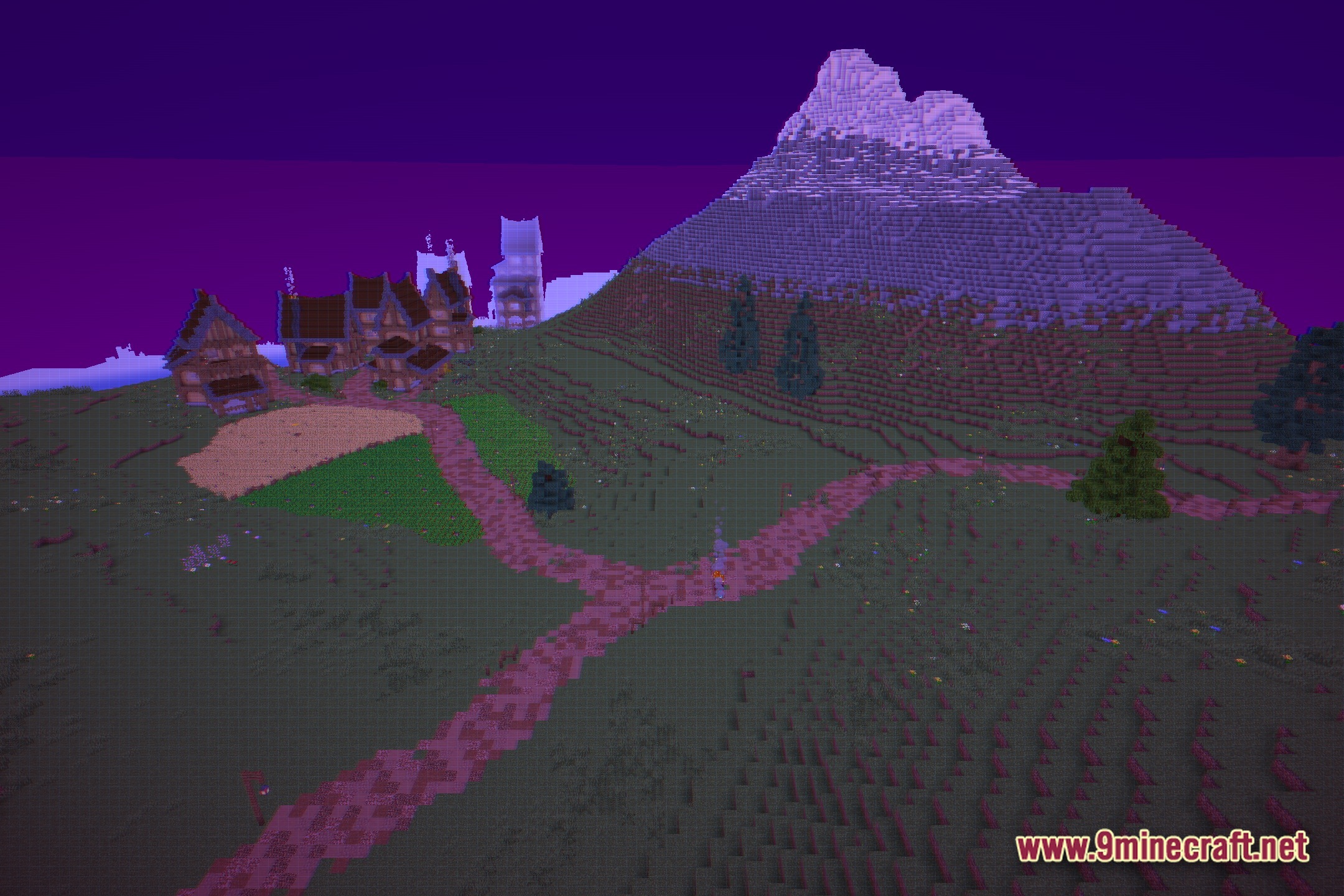 Neon Grid Horizon Shaders Screenshot 5