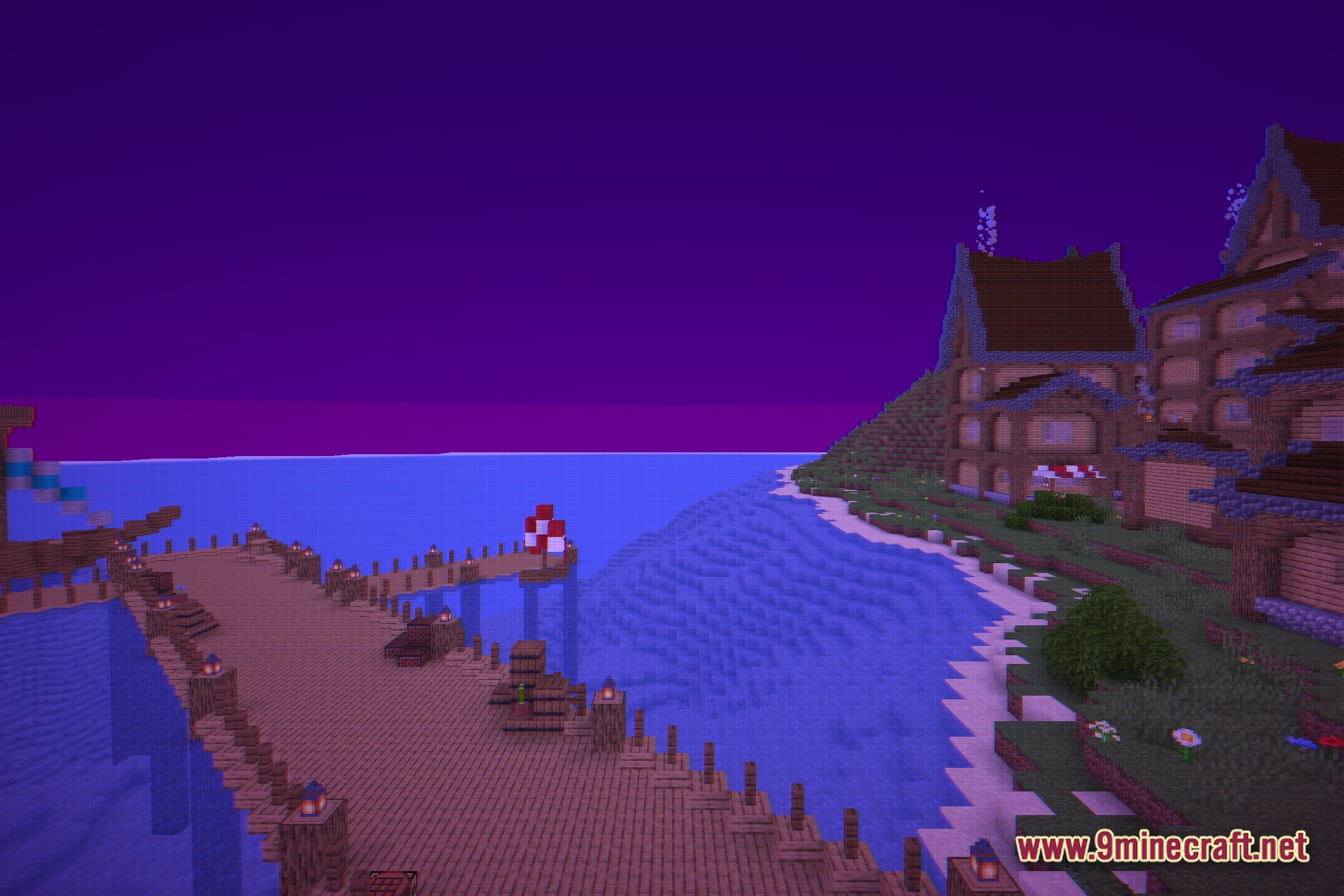 Neon Grid Horizon Shaders Screenshot 9