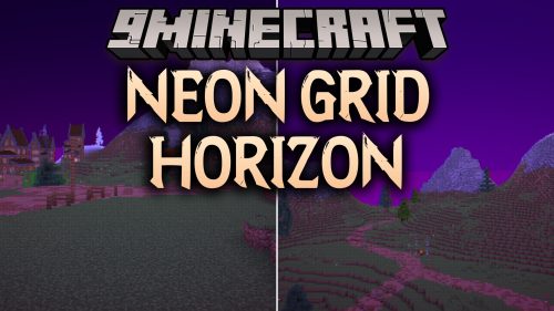 Neon Grid Horizon Shaders