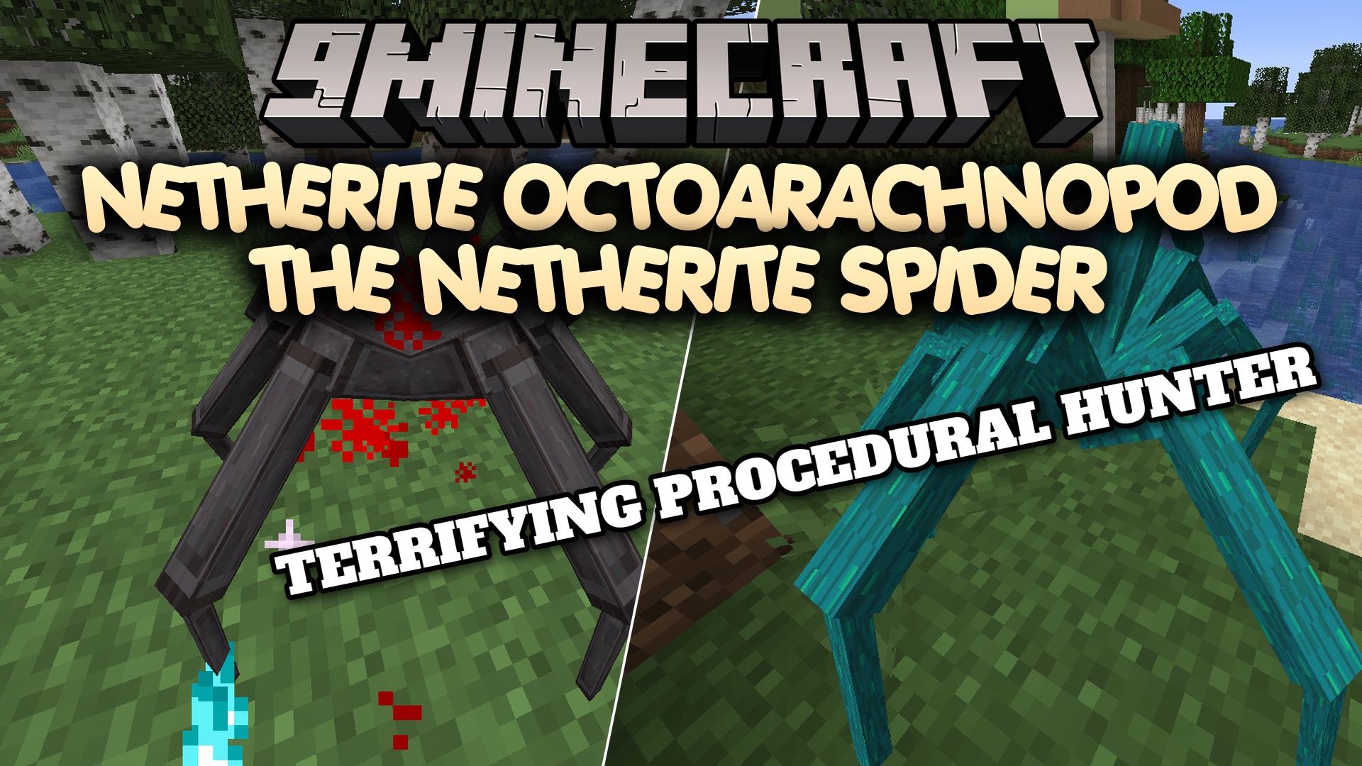 Netherite Octoarachnopod the Netherite Spider Mod