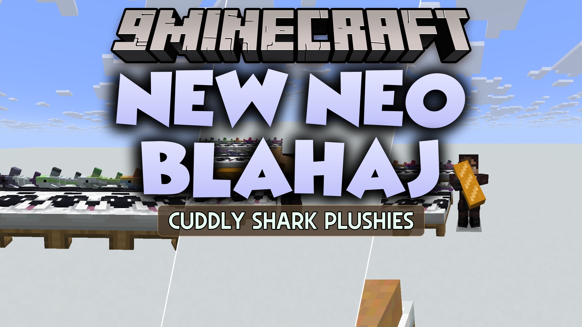 New Neo Blahaj Mod (26.2, 1.20.1) – Decorate Your Bedroom with Cozy Shark
