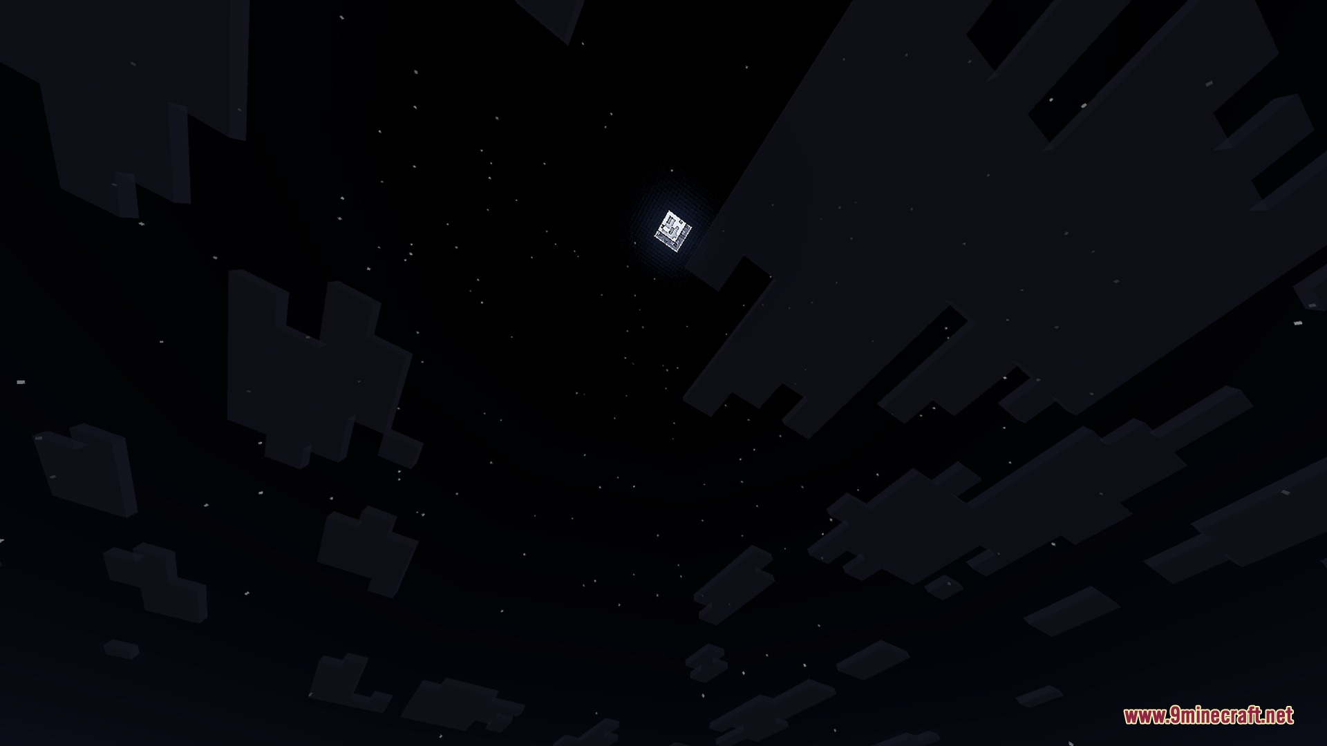 Newb CraftEdge Shader - RenderDragon Shader Screenshot 5 Newb CraftEdge adds a custom animated black hole to the End sky