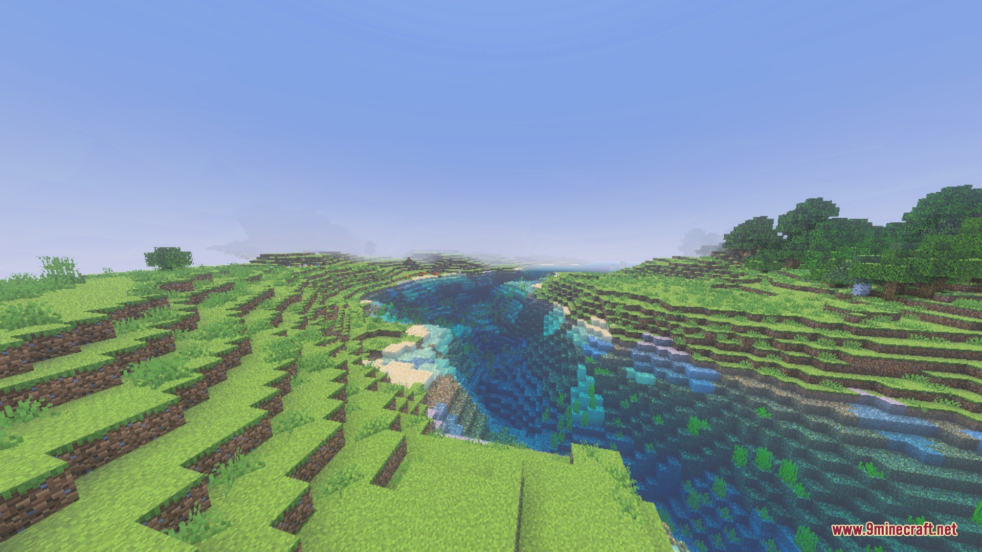 Newb Tropisphere Shader (26.x) – Realistic Clouds and Glowing Ores on Mobile — screenshot 4