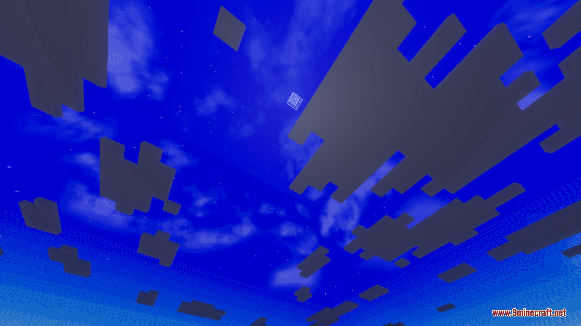 Nova Light Shader Screenshot 4 Looking up at a bright blue sky with white and dark clouds