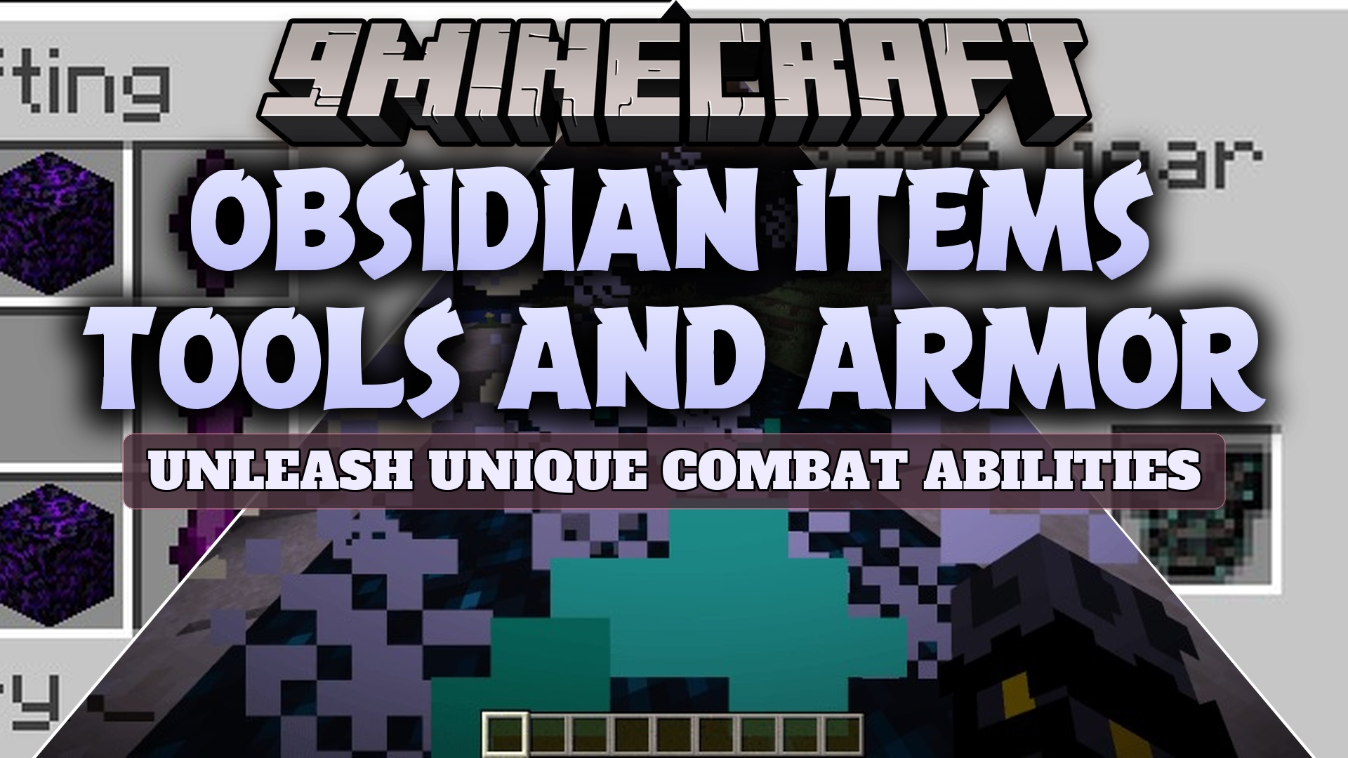 Obsidian Items Tools and Armor Data Pack (1.21.11) – Forge Dark Armor