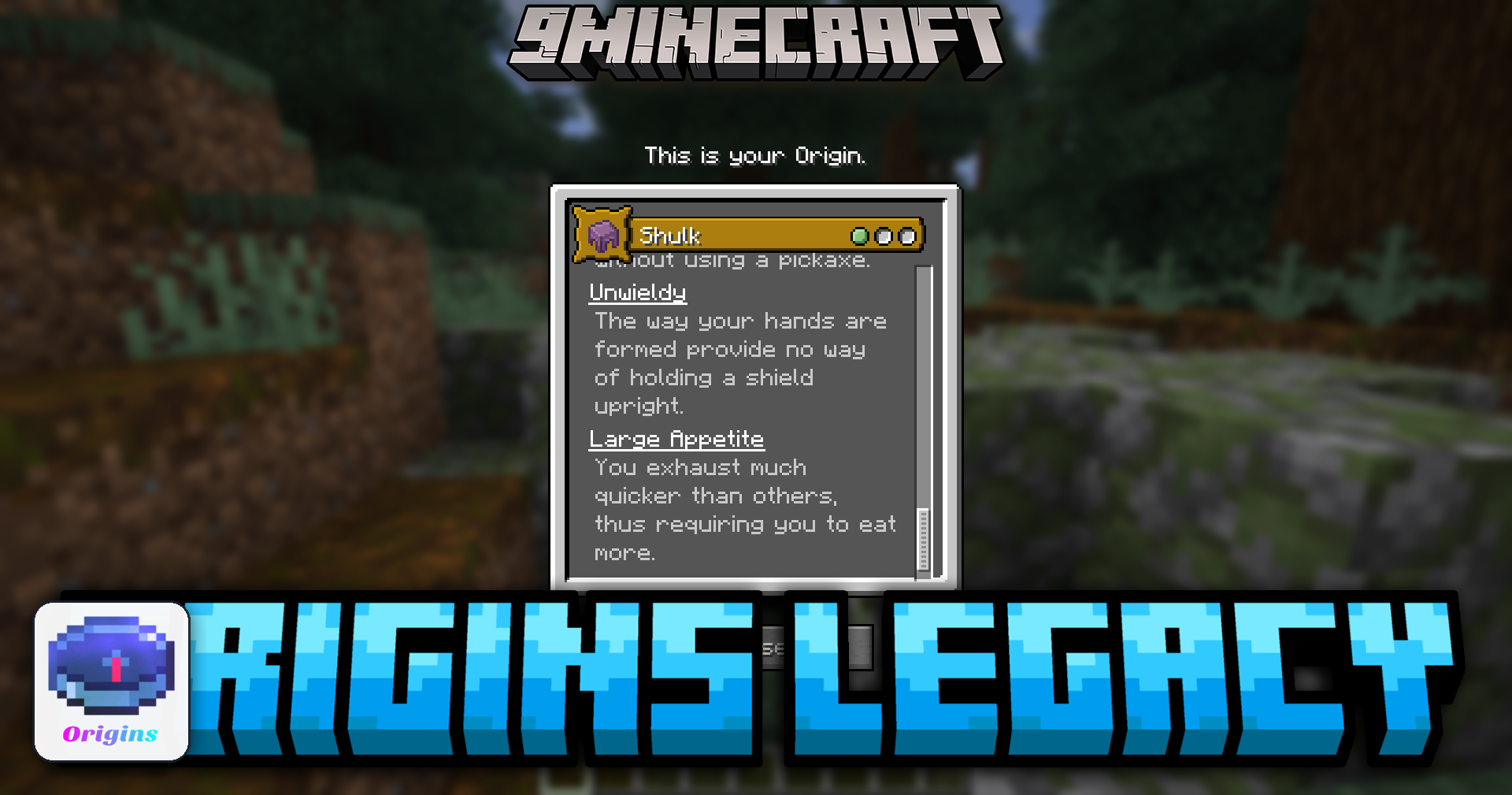 Origins Legacy Mod (26.2, 1.21.1) – Play Classic Custom Origins