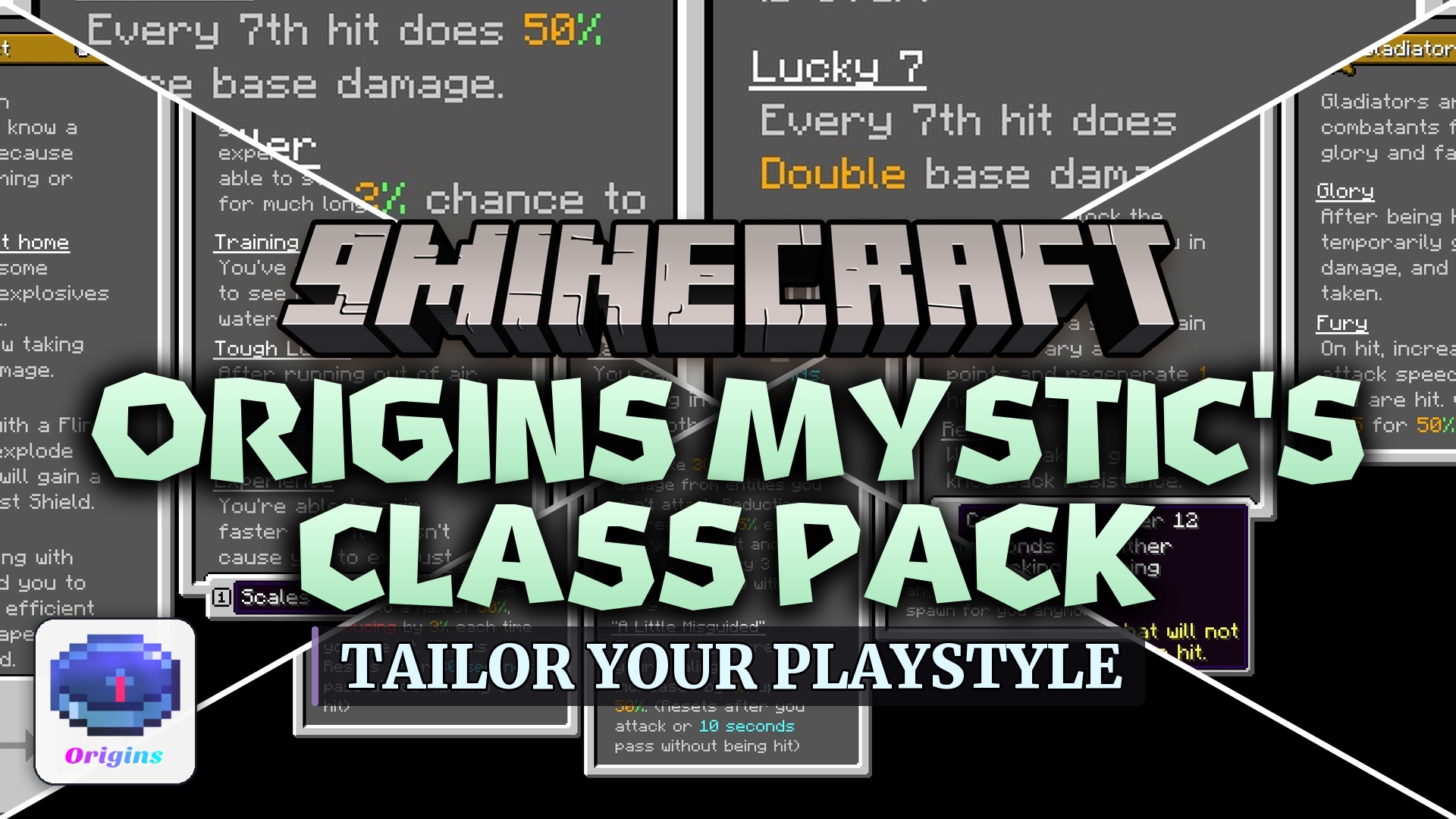 Origins Mystic's Class Pack Data Pack (1.20.1) – Unique Roles to Fit