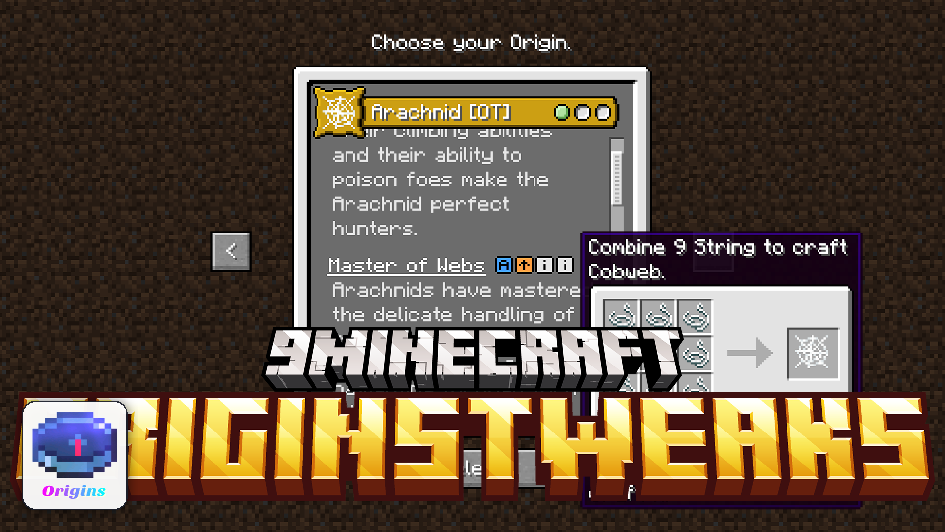 OriginsTweaks Mod (1.21.1, 1.20.1) – Unleash New Active Skills for Each Origin