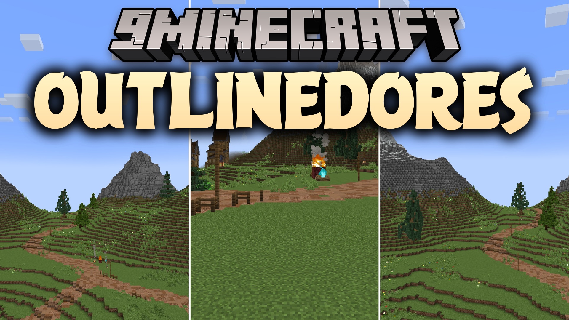 OutlinedOres by Drafys Resource Pack