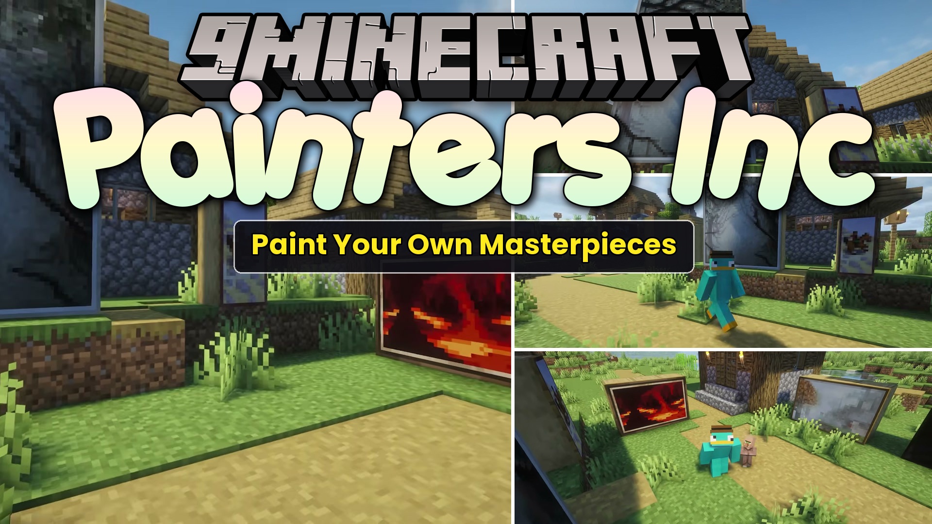 Painters Inc Mod (1.21.1, 1.20.1) – Decorate Your Empty Walls with Custom