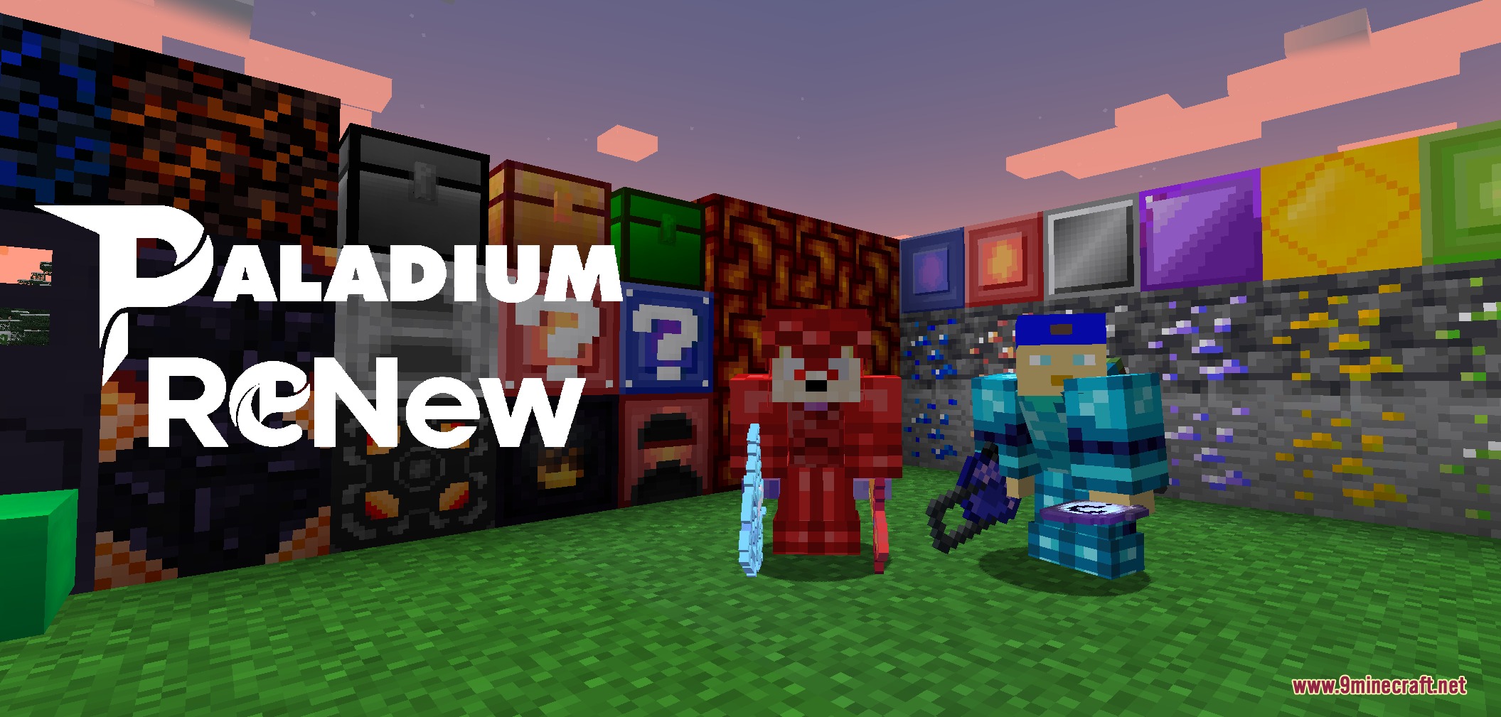 Palamod Renew Mod Screenshot 8 Showcase of Paladium Renew mod featuring new ores chests and custom armor sets